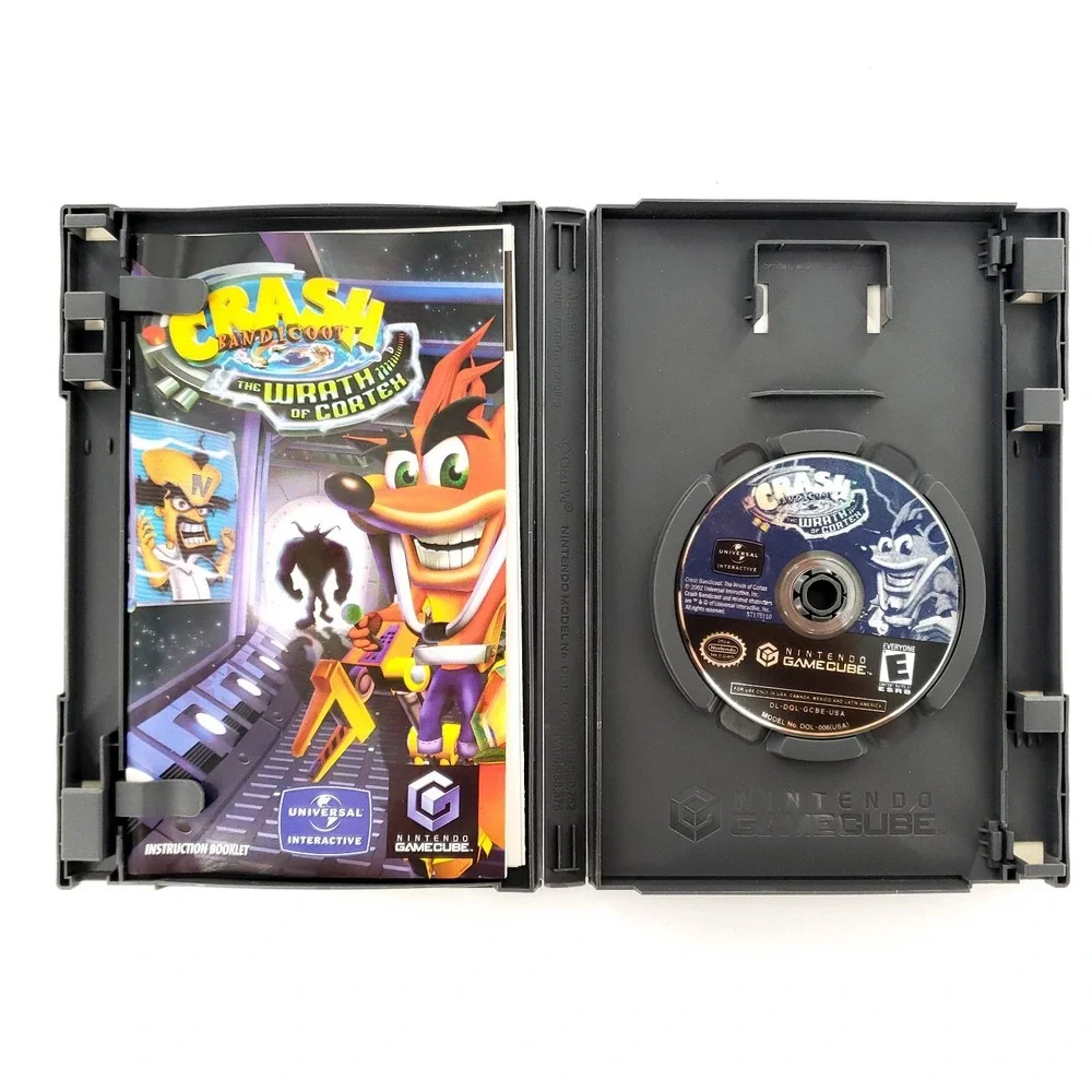 Crash Bandicoot: The Wrath of Cortex (Nintendo GameCube, 2002) Complete Tested